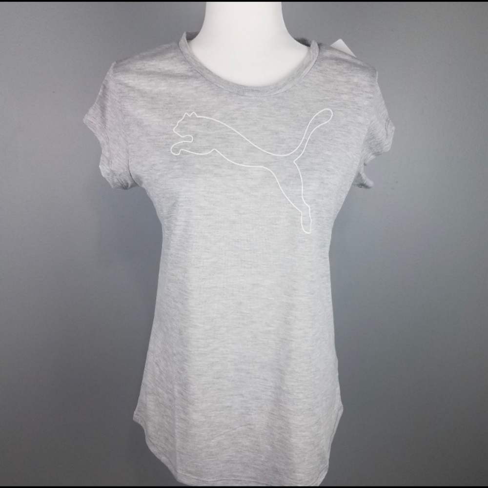 NWT Puma Gray Athletic Shirt Sz M